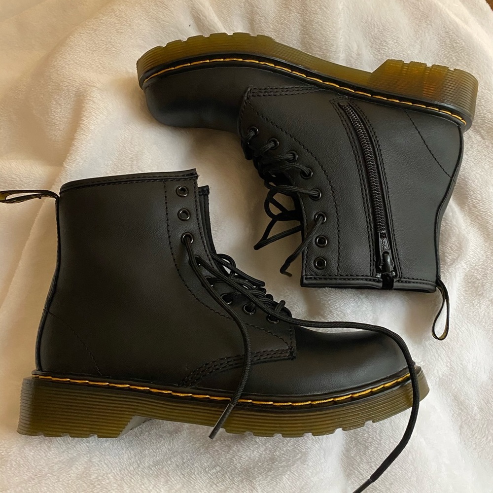 Dr. Marten's Matte Black Boots